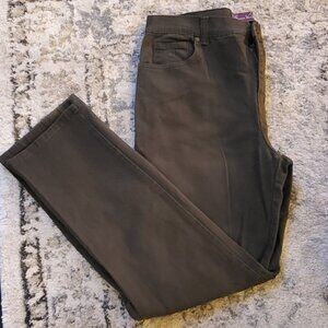 GLORIA VANDERBILT Amanda Denim Jeans - Dark Green Size 12
